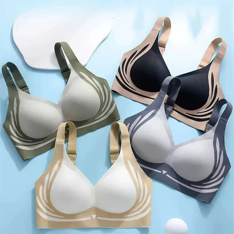 CowLost | product_id-plus-size-seamless-wire-free-push-up-bra-for-women-comfortable-support |1