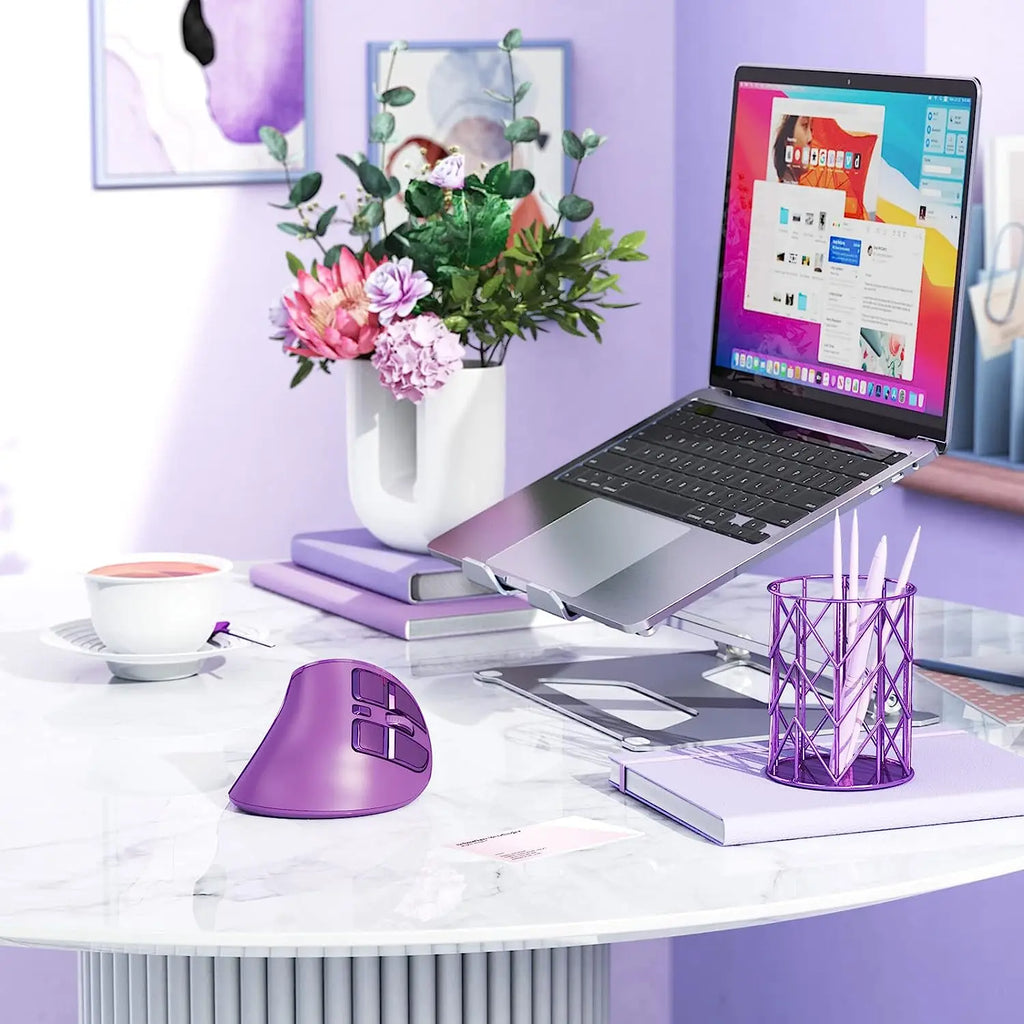 CowLost | product_id-seenda-ergonomic-rechargeable-bluetooth-5-0-2-4g-wireless-vertical-mouse-for-mac-windows-purple |6