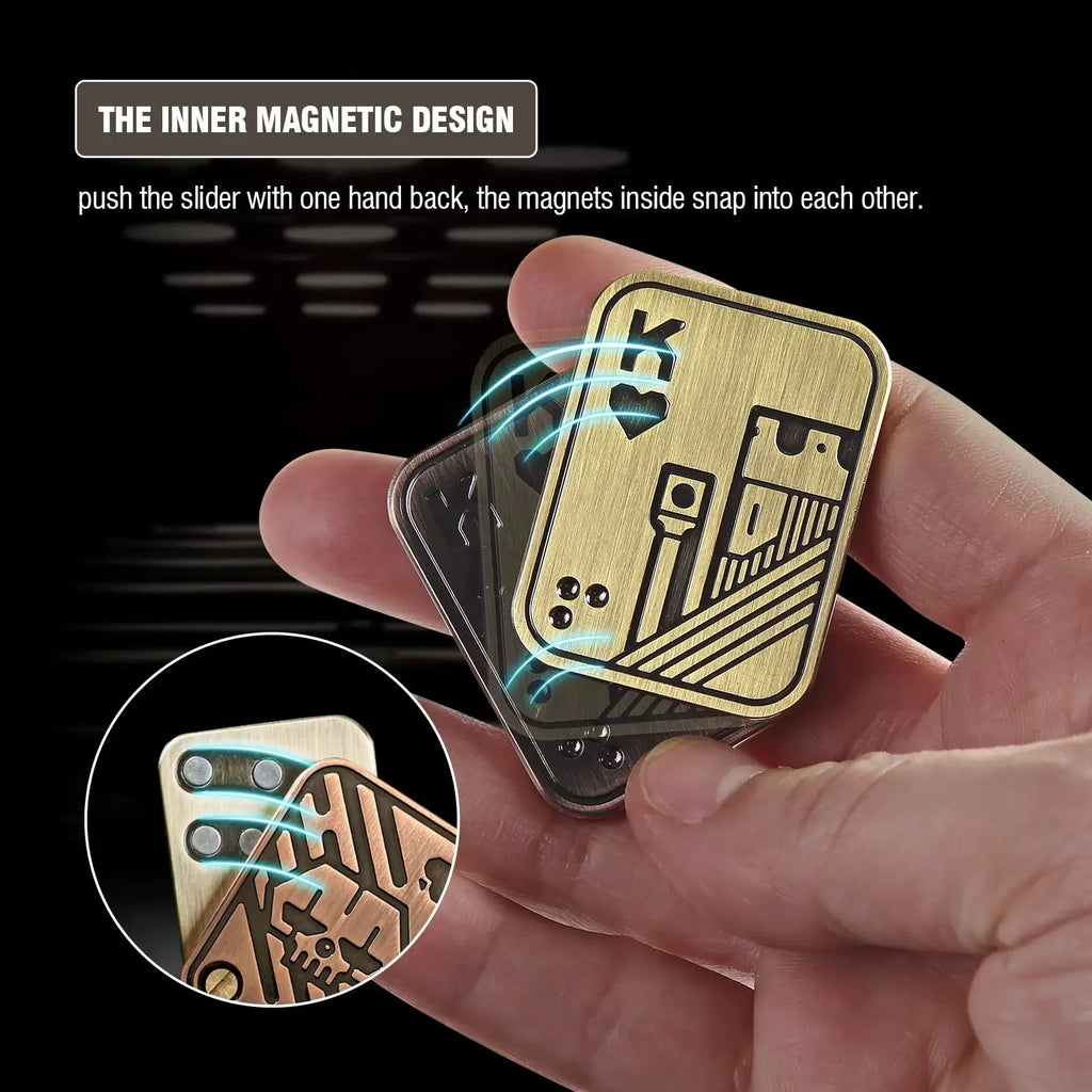 CowLost | product_id-magnetic-metal-poker-card-fidget-slider-stress-relief-edc-coin-toy |8