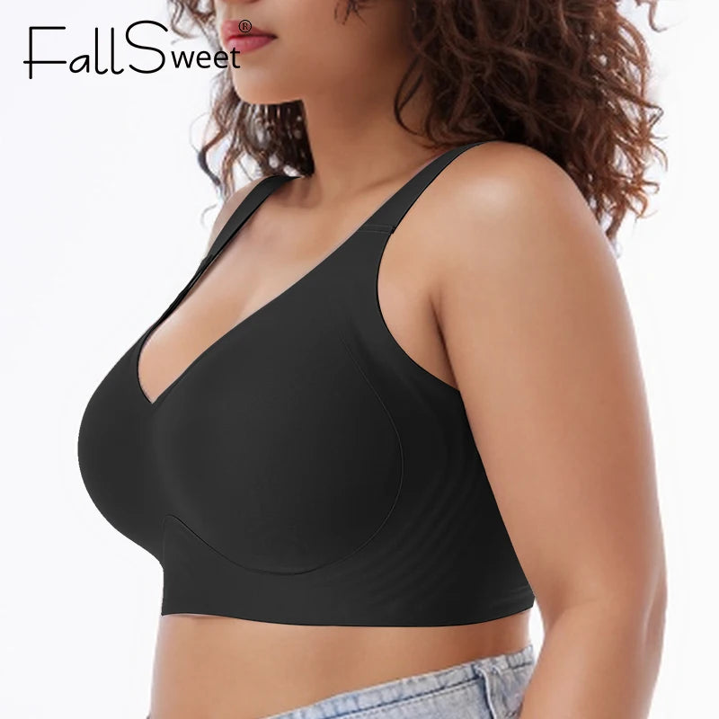 CowLost | wireless-bras-for-women-seamless-full-coverage-bra-no-underwire-soft-push-up-everyday-bralette |2