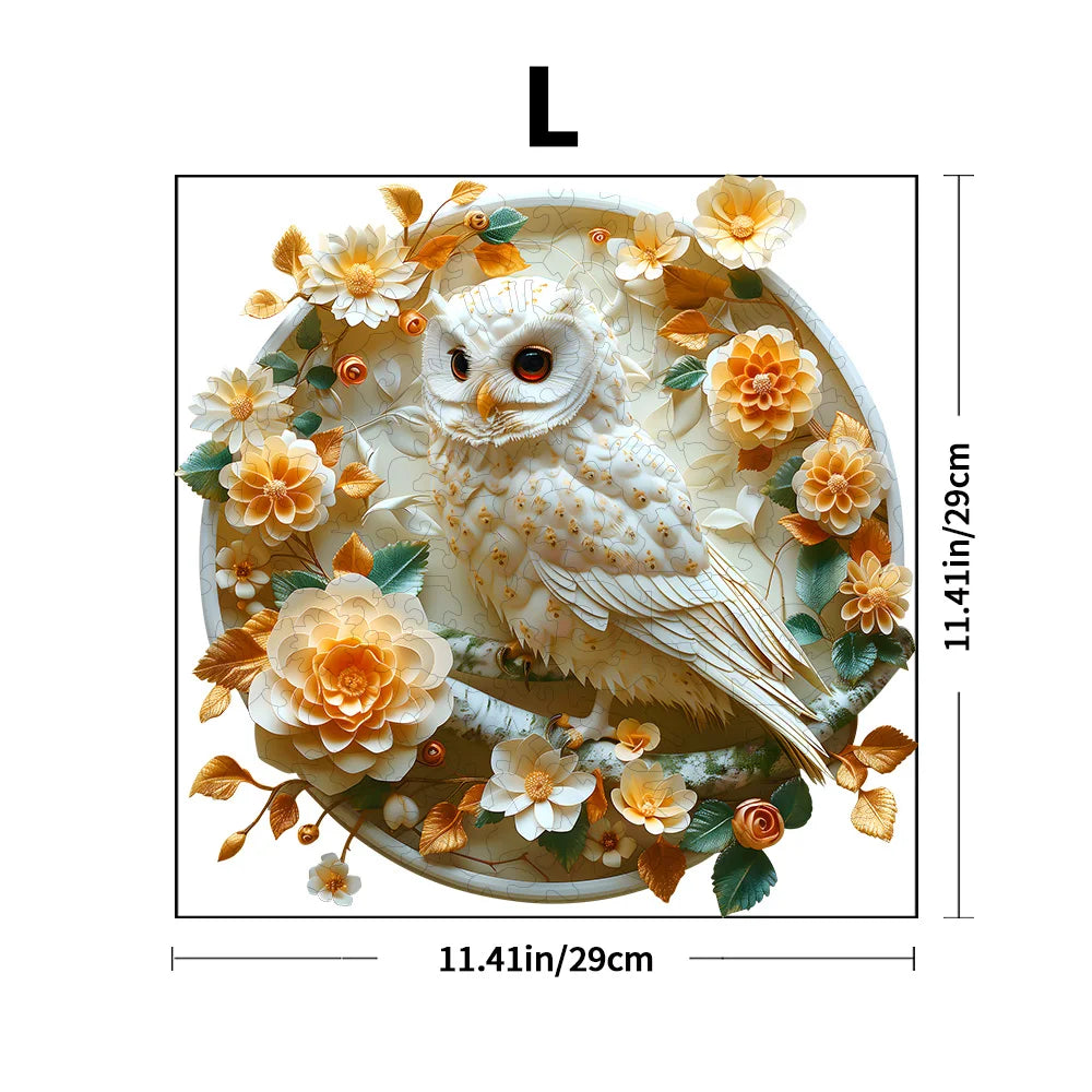 CowLost | product_id-wise-owl-wooden-jigsaw-puzzle-advanced-challenge-for-adults-family-gifts |9
