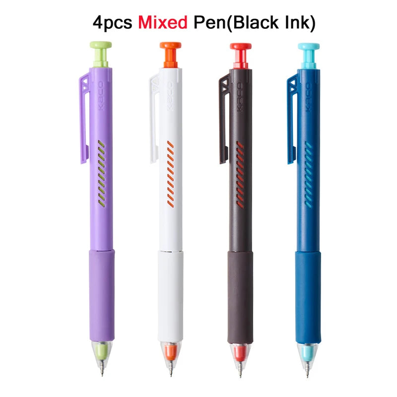CowLost | product_id-kaco-on-zero-0-5mm-black-retractable-refillable-gel-pen-smooth-writing |30