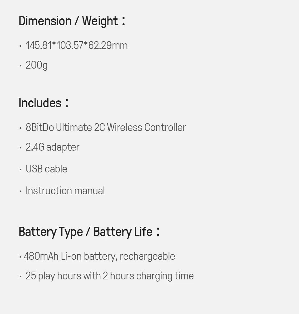 CowLost | new-8bitdo-ultimate-2c-wireless-gaming-controller-for-pc-windows-10-11 |18