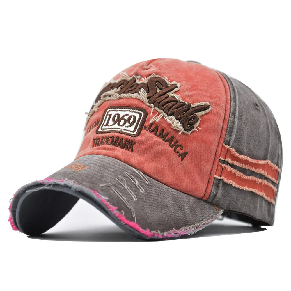 CowLost | washed-cotton-1969-embroidery-baseball-cap |20