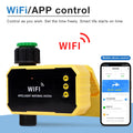 Smart WiFi Solar Irrigation Timer 1/2 Zone LCD Automatic Watering Controller for Garden Lawn