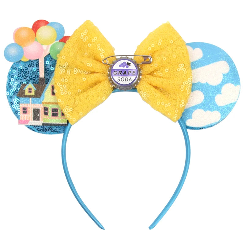 CowLost | cartoon-lilo-stitch-head-band-girls-sequins-bow-hairband |39