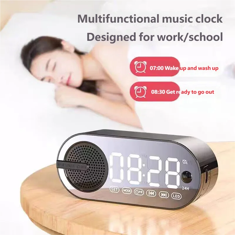 CowLost | product_id-homefish-smart-wireless-bluetooth-mini-speaker-alarm-clock-portable-subwoofer-gift |5