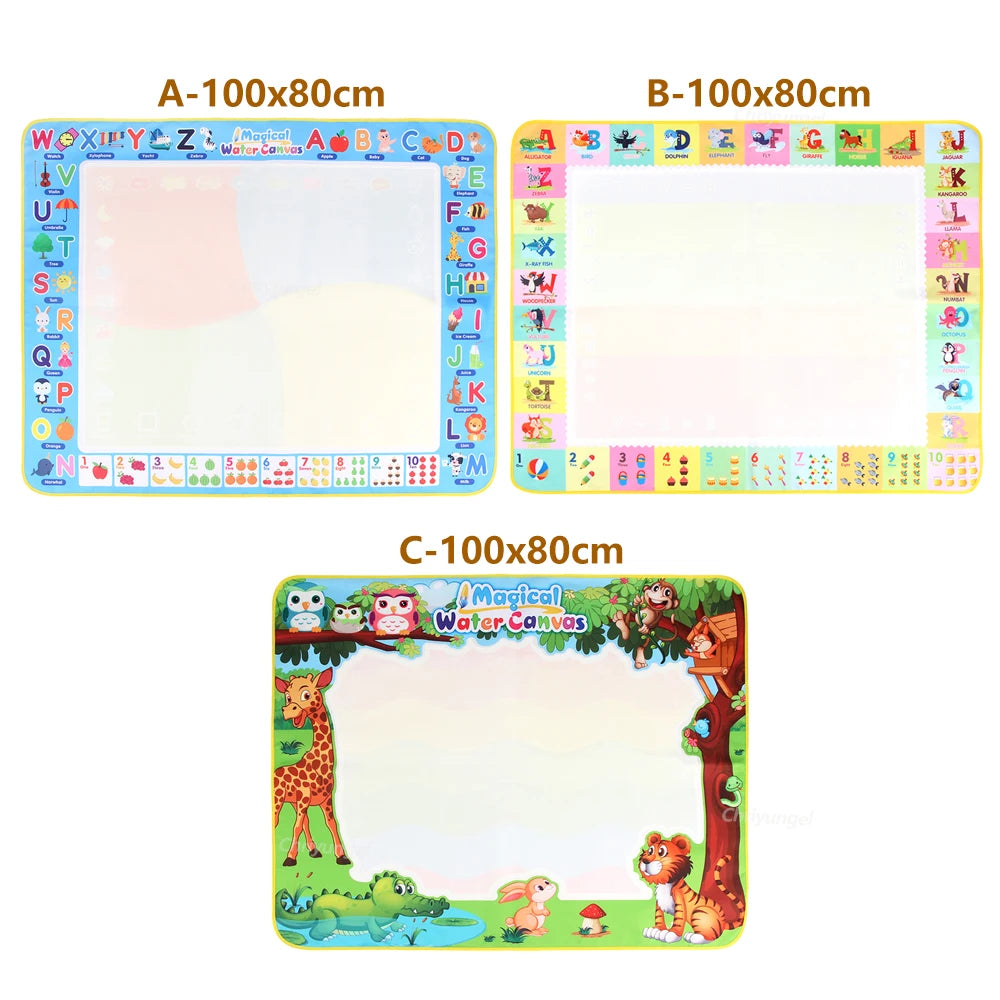 CowLost | product_id-magic-water-drawing-mat-100x80cm-reusable-montessori-educational-toy-for-kids |6