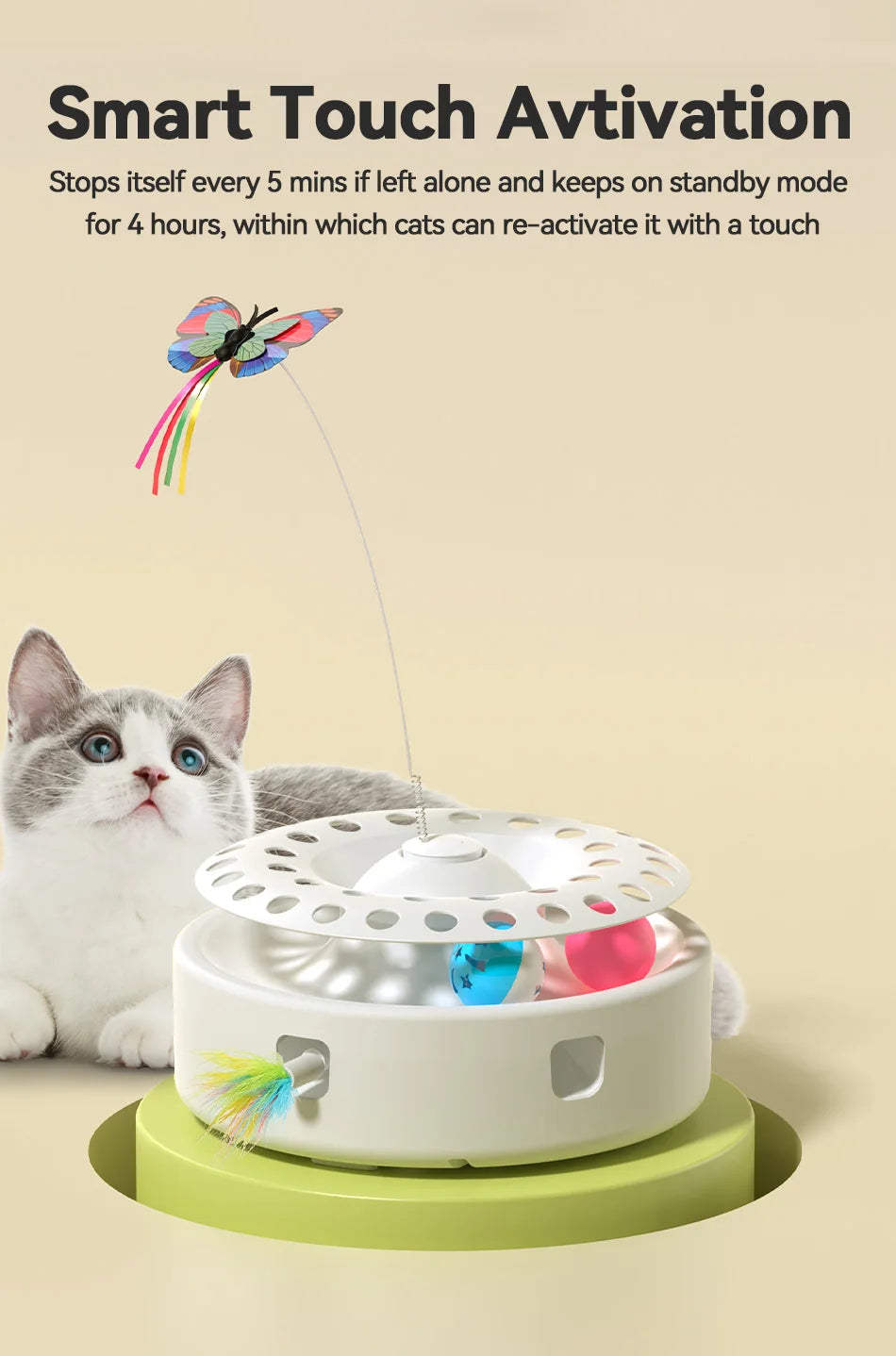 CowLost | cat-treats-rojeco-automatic-smart-cat-toy-3-in-1-interactive-set |11