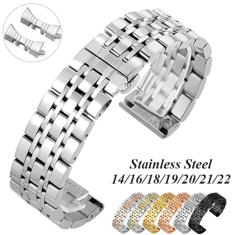 CowLost | product_id-curved-end-stainless-steel-watch-strap-14-22mm-universal-metal-band |1
