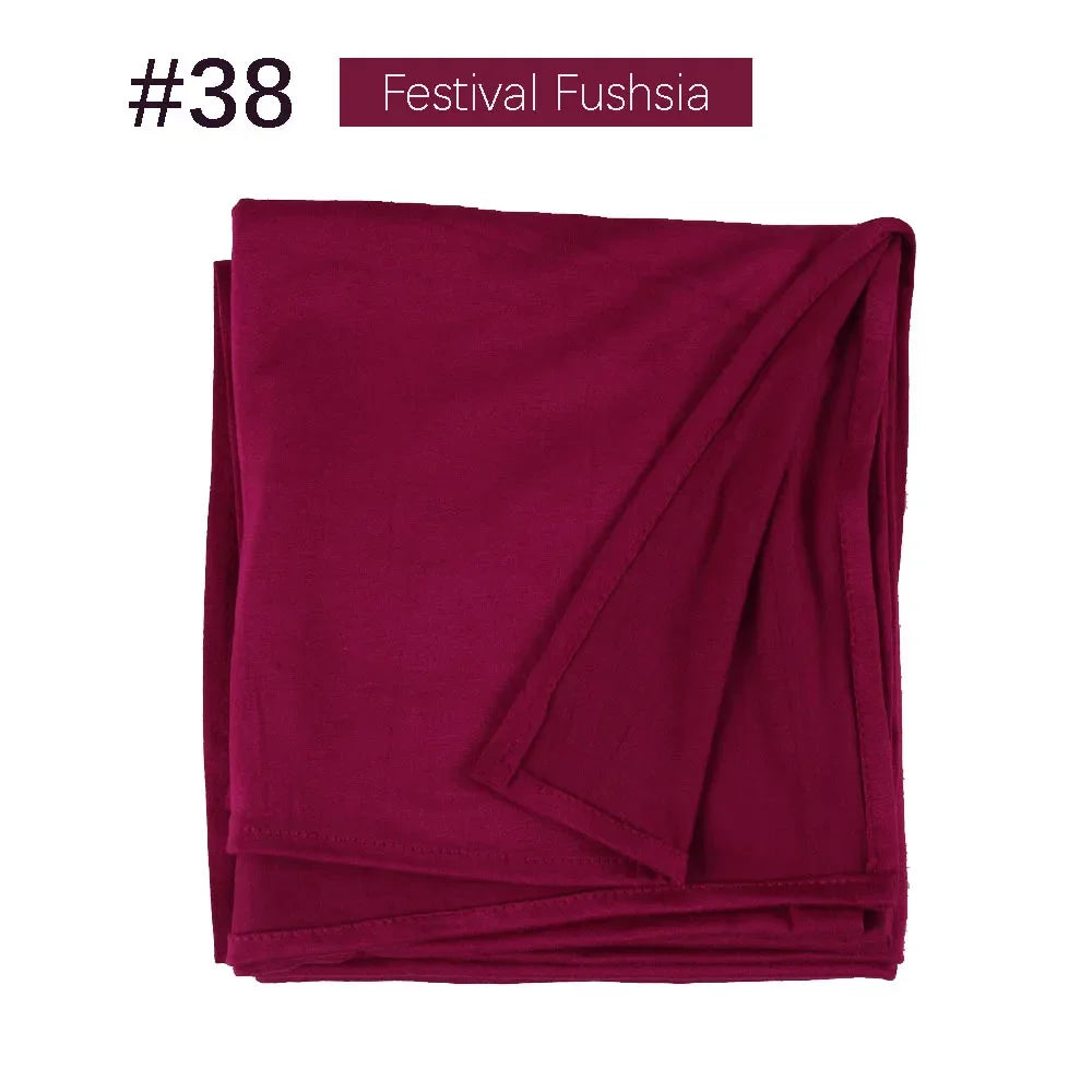 CowLost | muslim-women-stretchy-jersey-hijab-plain-cotton |61