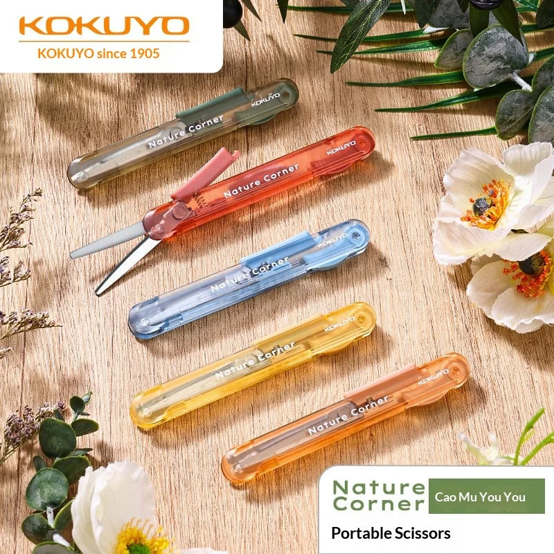 CowLost | product_id-kokuyo-nature-corner-2-in-1-transparent-scissors-and-pen-shaped-craft-knife-for-scrapbooking |2
