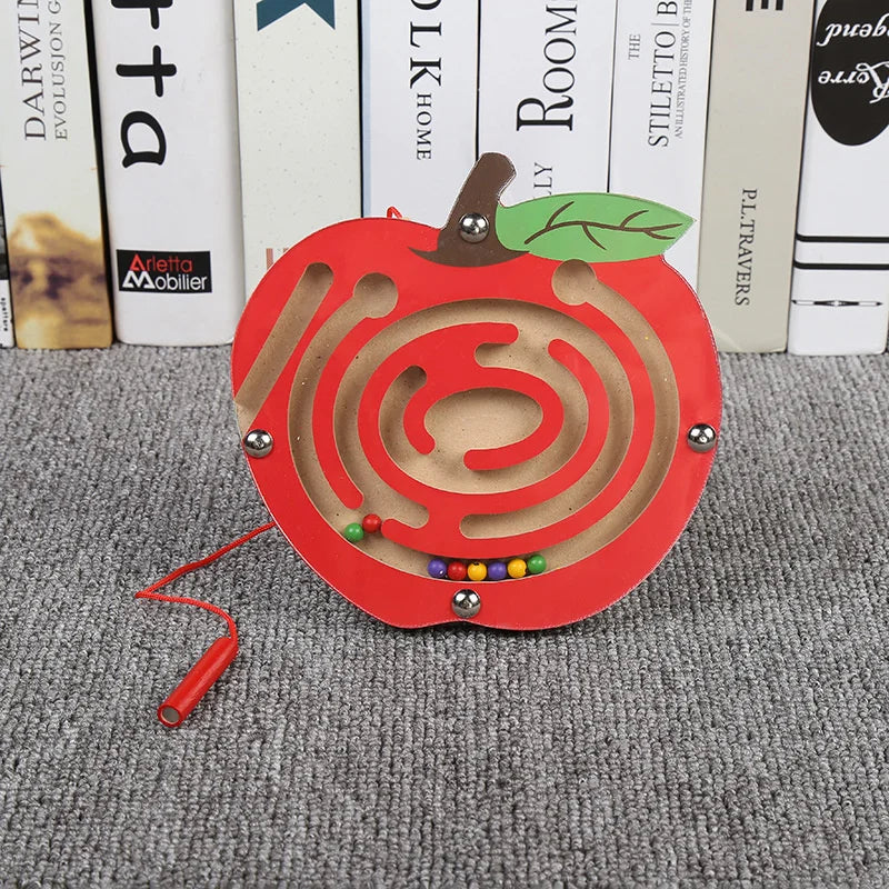 CowLost | fencing-barriers-childrens-wooden-magnetic-track-maze-balance-board-toy |16