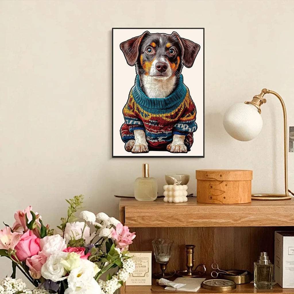 CowLost | product_id-wacocetoy-201-piece-wooden-dog-jigsaw-puzzle-with-storage-box-for-adults-kids |5