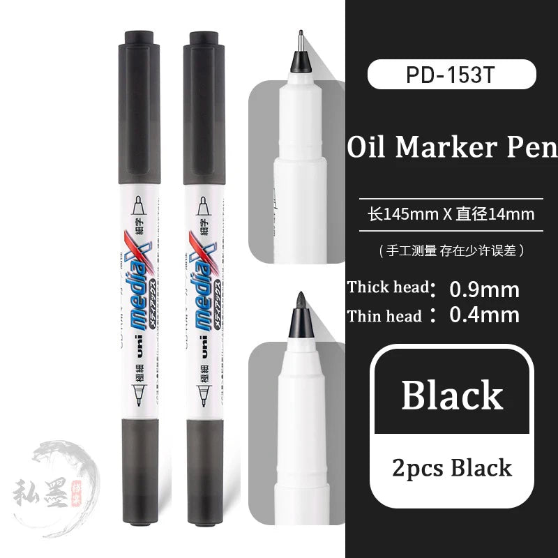 CowLost | product_id-uni-double-headed-oil-marker-pen-0-4-0-9mm-quick-dry-for-cd-glass-ceramic-fabric-leather-tire |17