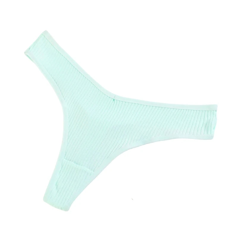 CowLost | product_id-5pcs-womens-cotton-low-rise-v-shape-g-string-thongs-solid-colors-m-xxl |15
