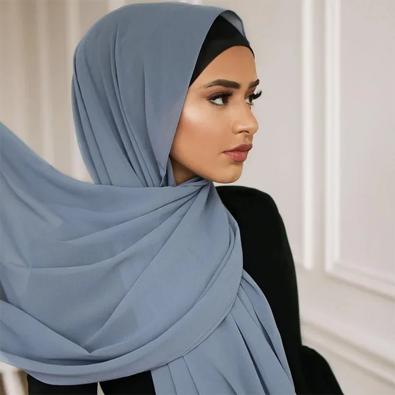 CowLost | muslim-chiffon-hijab-scarf-women-long-solid-color |8