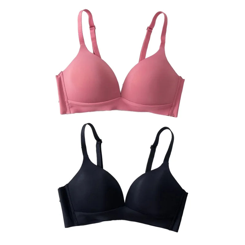 CowLost | product_id-fallsweet-2pcs-seamless-wireless-push-up-3-4-cup-bra-for-women |20