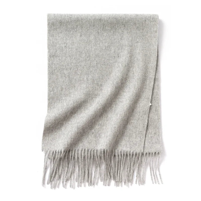 CowLost | winter-pure-long-wool-scarf-women-luxury-brand |69