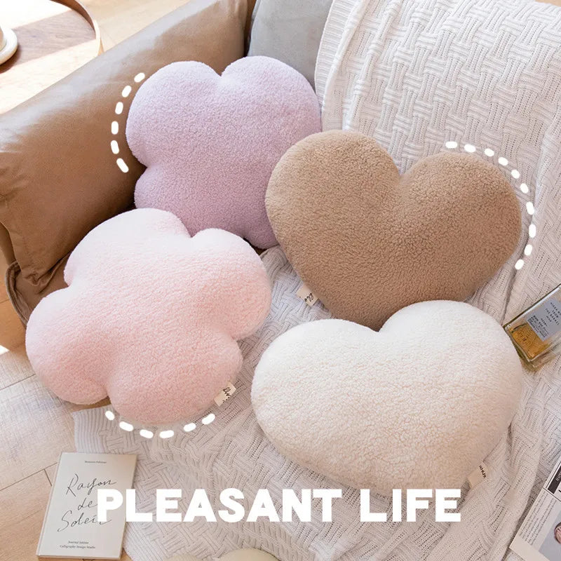 CowLost | fencing-barriers-ins-plush-heart-throw-pillow-cushion |3