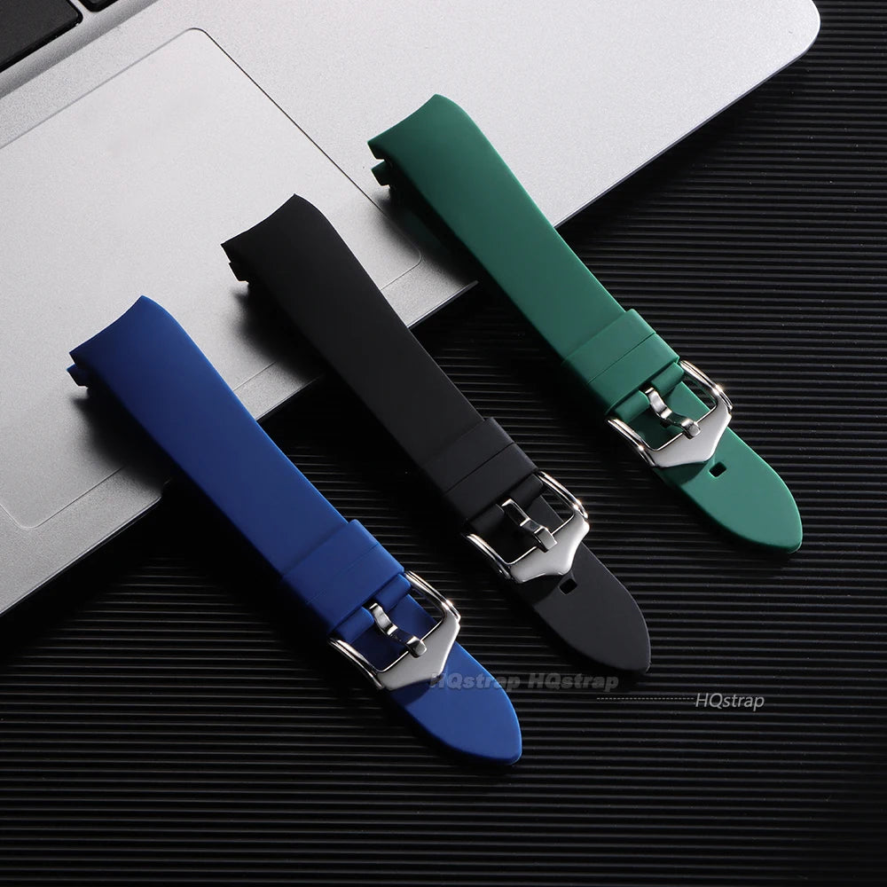 CowLost | curved-end-rubber-strap-20mm-22mm-silicone-watch-band-for-seiko-waterproof-sport-bracelet-for-rolex-high-quality-wristband-belt |2