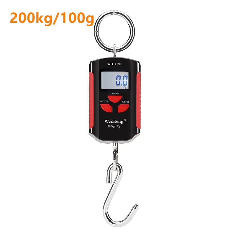JUANJUAN Digital Crane Scale 300kg-500kg Heavy Duty Hanging Hook Portable Stainless Steel