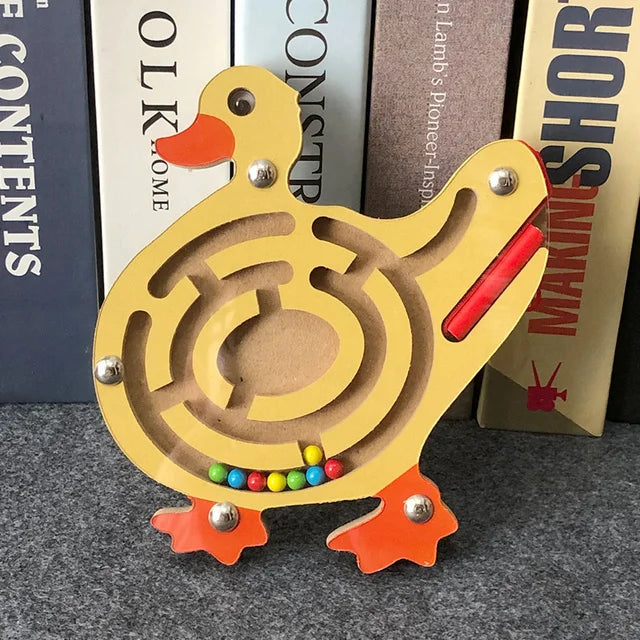 CowLost | fencing-barriers-childrens-wooden-magnetic-track-maze-balance-board-toy |36
