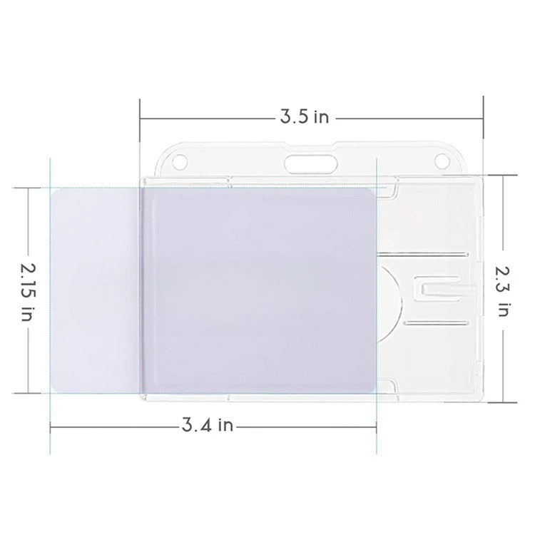 1 Pcs Aluminum Alloy Card Cover Case Bank Business Work Card Holder