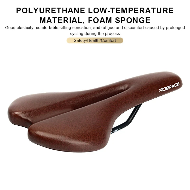 CowLost | riderace-bicycle-saddle-hollow-cycling-seat-for-men-women-soft-pu-leather-comfortable-shock-absorbing-mtb-road-bike-cushion |10
