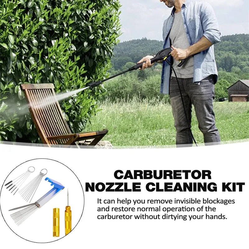 CowLost | 4pcs-set-airbrush-cleaning-brush-auto-spray-gun-nozzle-cleaning-equipment-repair-tools-scrape-spray-needle-brush-hand-tool |4