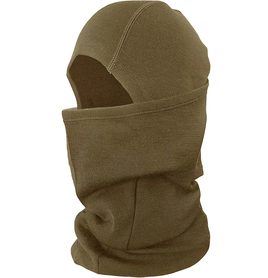100% Merino Wool Balaclava Ski Mask Hidweight 300G