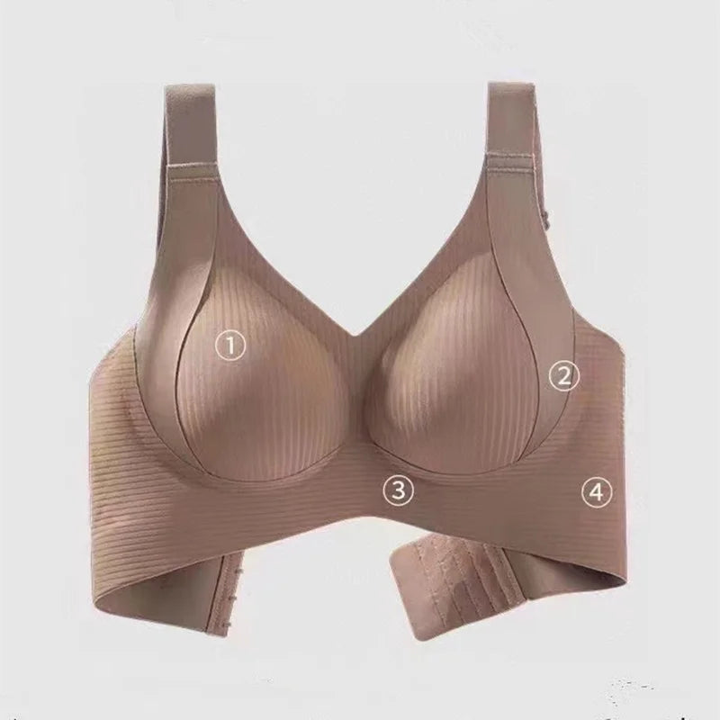 CowLost | product_id-womens-seamless-wire-free-push-up-bra-thin-anti-sagging-large-size |1