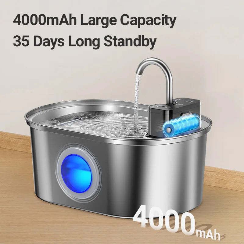 CowLost | cat-food-rojeco-stainless-steel-automatic-cat-water-fountain |4