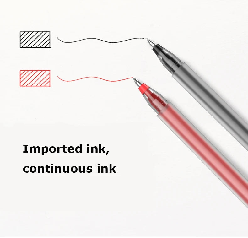 CowLost | product_id-beifa-5-10pcs-0-5mm-gel-pens-black-blue-red-ink-refills-large-capacity-water-based-office-school-pens |4