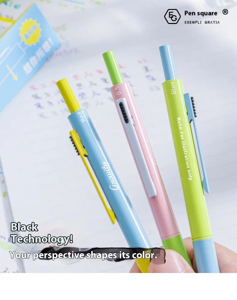 CowLost | product_id-black-technology-4-in-1-gravity-pen-with-metal-grip-multi-color-gel-ink-mechanical-pencil-for-school-and-office |8