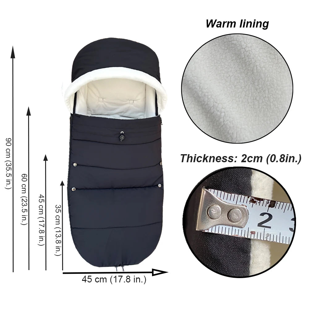 CowLost | universal-stroller-footmuff-compatible-with-all-yoyo-strollers-and-bugaboo-strollers |8