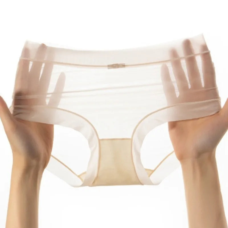 CowLost | product_id-3pcs-women-seamless-low-rise-quick-dry-ice-silky-panties-m-xl |4