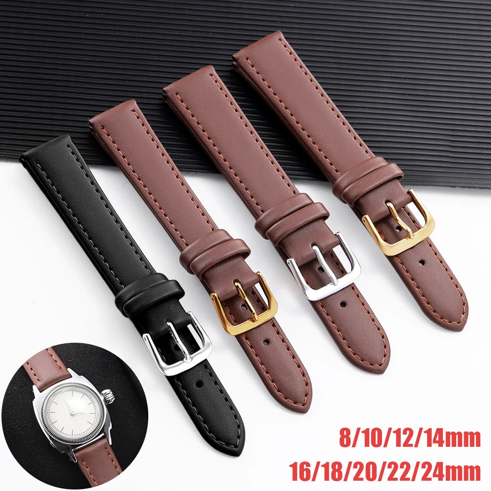 CowLost | watch-bands-product_id-ultra-thin-pu-leather-watchband-soft-strap-8-24mm-brown-black-wristwatch-band |1
