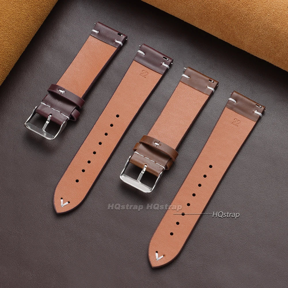 CowLost | bracelets-product_id-vintage-retro-calfskin-leather-quick-release-watch-band-18-22mm-universal-unisex-wrist-strap |6