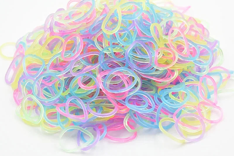 DIY Hand Knitting Machine Rubber Band Loom for Kids Colorful Bracelet Craft Toys