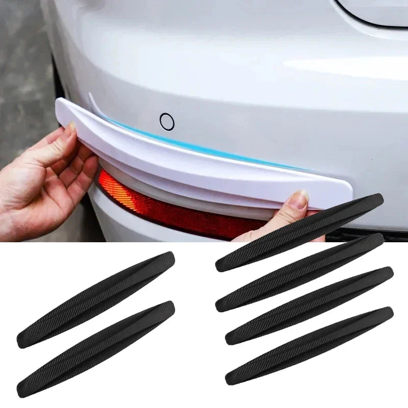 CowLost | 2-4pcs-car-universal-front-and-rear-bumper-protector-rubber-bumper-cover-protective-lip-strip-bumper-decoration-strip |1
