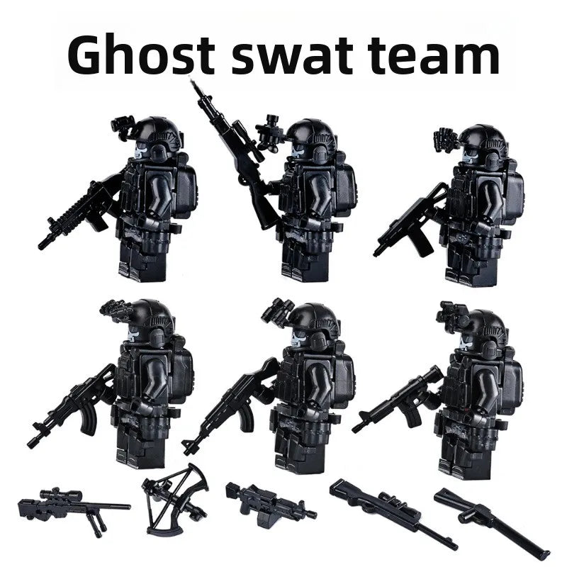 CowLost | product_id-military-black-ghost-swat-minifigure-set-with-backpack-gun-tactical-belt-accessories-birthday-gift |1