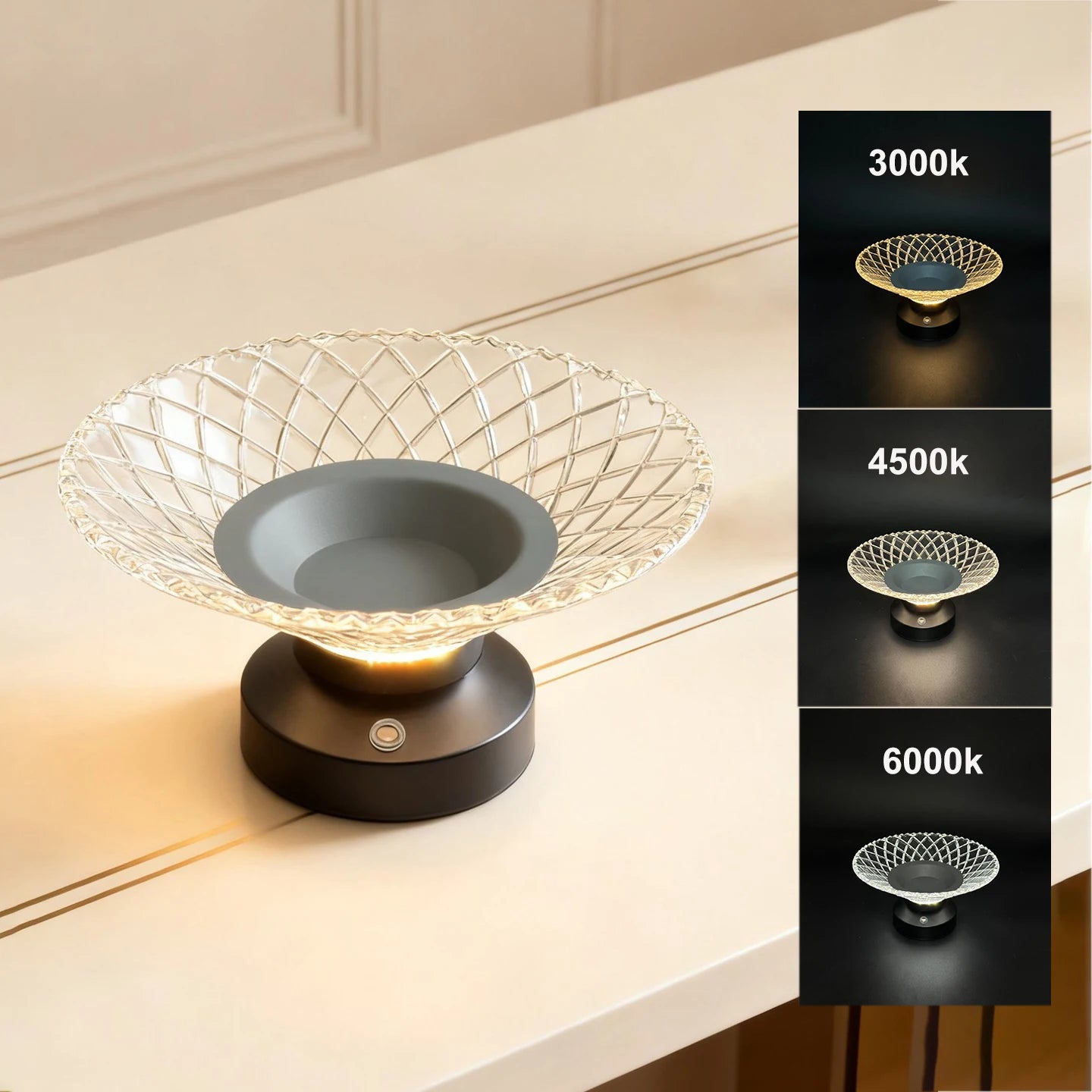 CowLost | product_id-rechargeable-3-color-led-night-light-plate-with-snack-storage-basket-for-living-room |10
