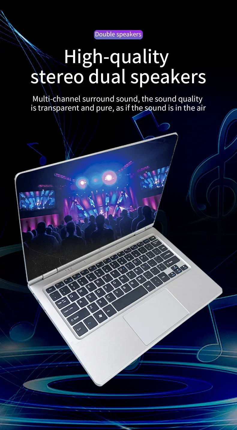 CowLost | portable-2-in-1-laptop-computer-intel-n4020-11-6-inch-touch-screen-notebook-ram-8gb-rom-128gb-1tb-ssd-windows-11-pro-pc-computer |13