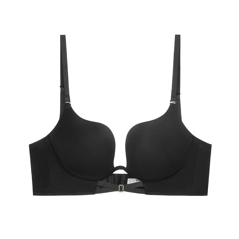 CowLost | product_id-push-up-non-wire-3-4-cup-deep-u-bra-for-women-soft-top-underwear |1