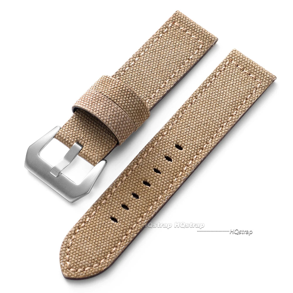 CowLost | high-quality-nylon-canvas-cowhide-strap-watchband-for-panerai-retro-denim-bracelet-20mm-22mm-24mm-men-women-watch-accessories-1 |10