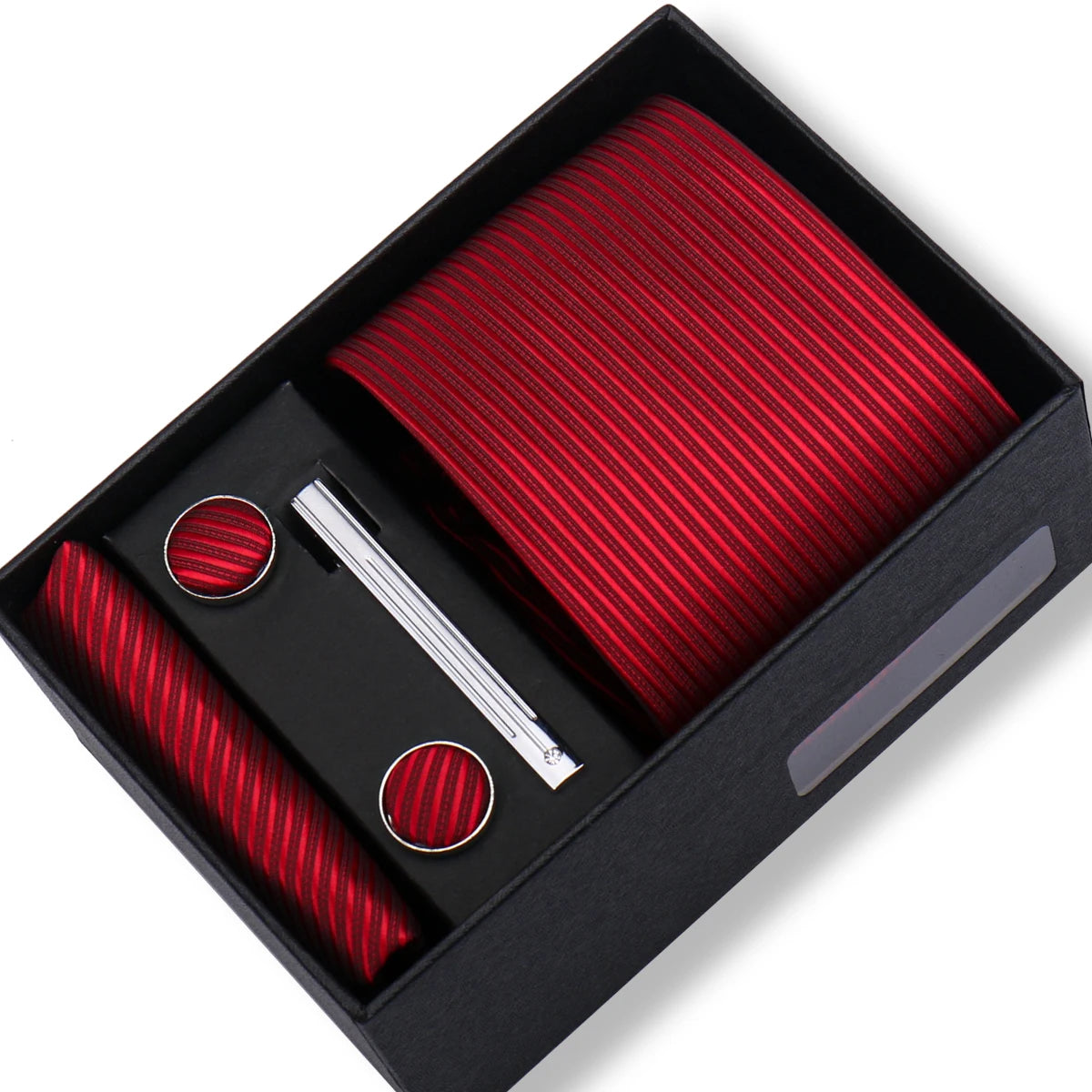CowLost | tie-men-with-box-top-quality-business-ties-hanky-cufflink-set |98