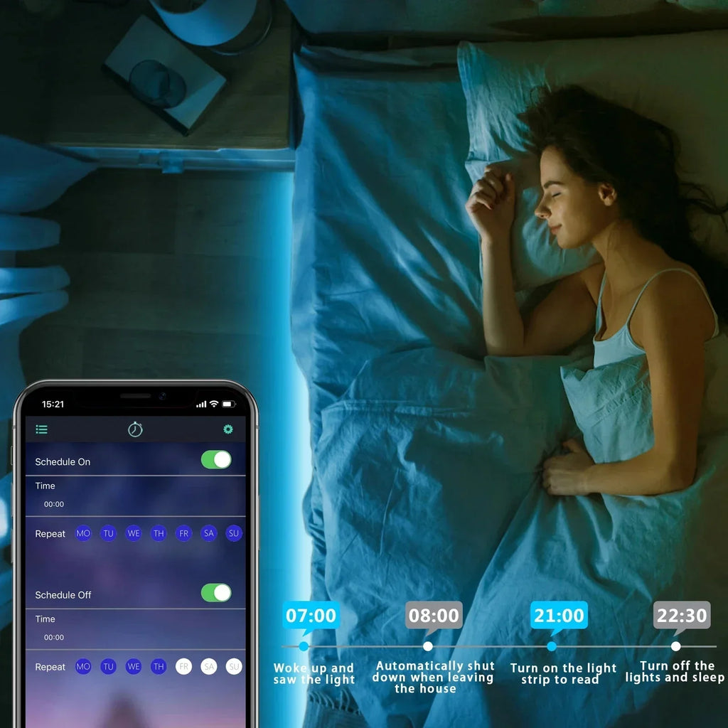 CowLost | light-ropes-strings-product_id-rgb-neon-led-strip-light-usb-waterproof-bluetooth-app-remote-music-sync-for-bedroom-party-holiday |11