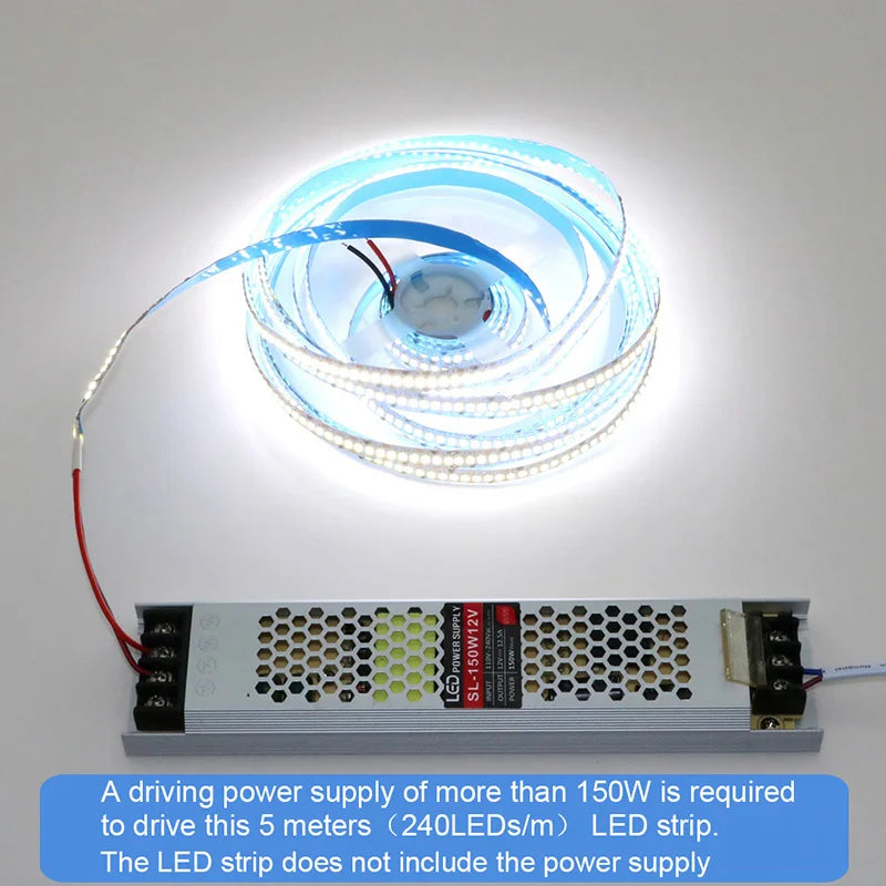 CowLost | 240leds-m-led-strip-2835-dc12v-24v-home-light-strip-5m |4