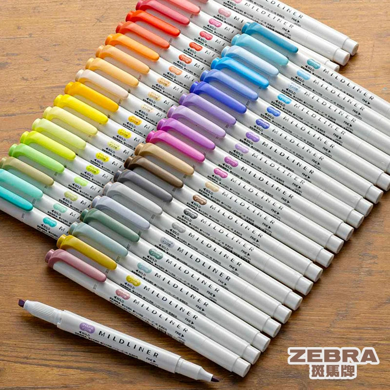 CowLost | product_id-zebra-mildliner-highlighters-5-40-colors-dual-tip-markers-for-art-and-drawing |1
